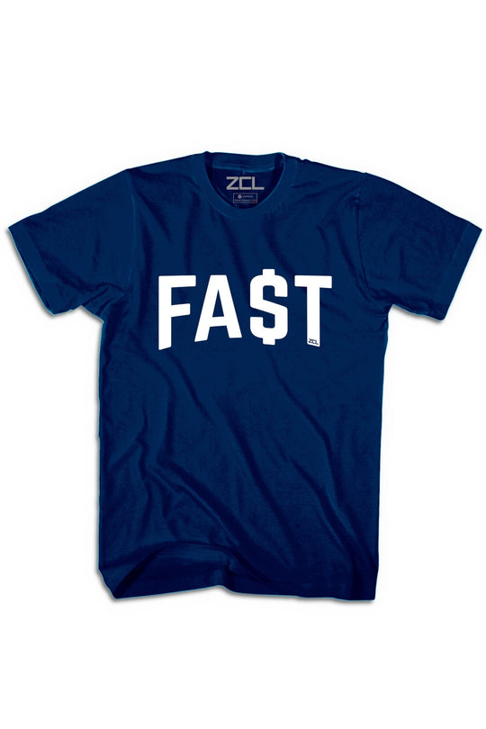 Fa$t Money Tee (White Logo) - Zamage