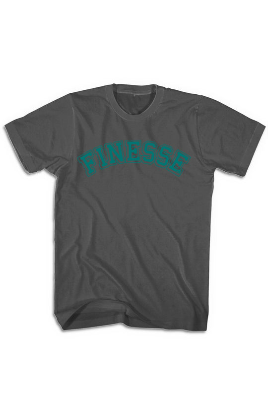Finesse Tee (Teal Logo) - Zamage