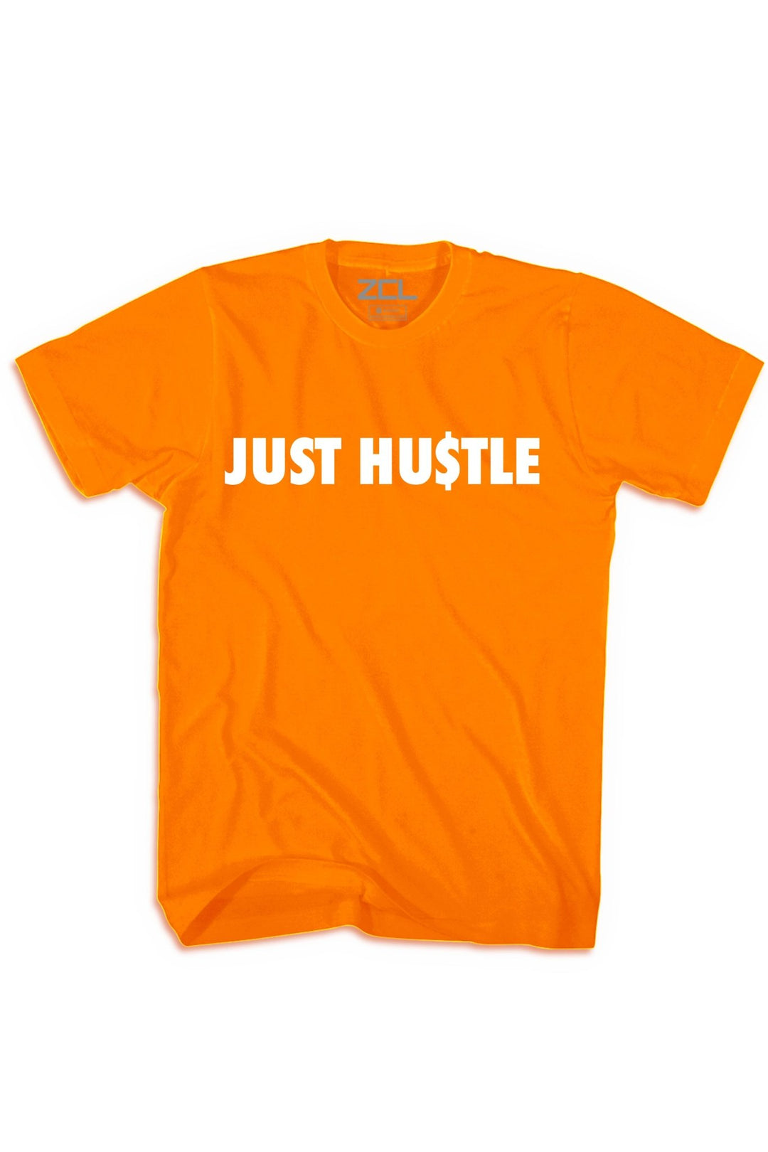 Just Hu$tle Tee (White Logo) - Zamage