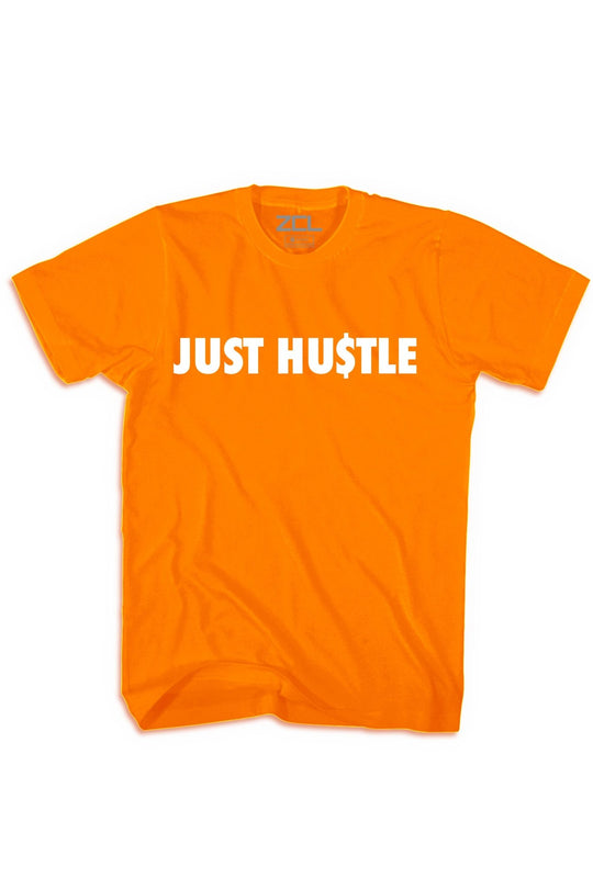 Just Hu$tle Tee (White Logo) - Zamage