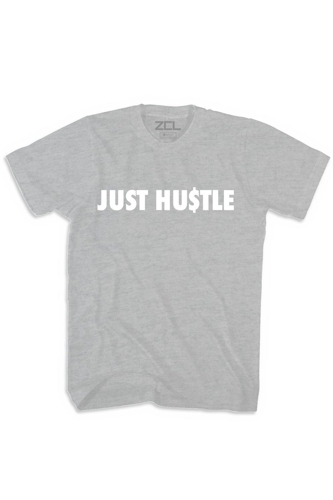 Just Hu$tle Tee (White Logo) - Zamage