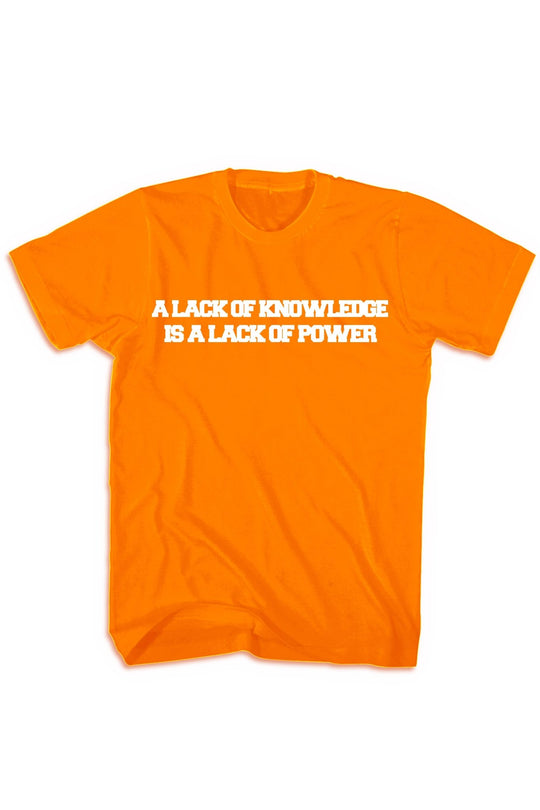 Knowledge & Power Tee (White Logo) - Zamage