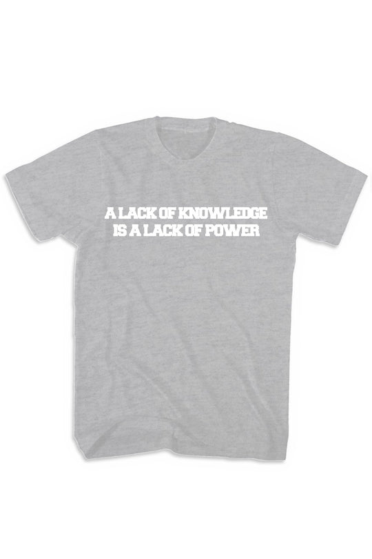 Knowledge & Power Tee (White Logo) - Zamage