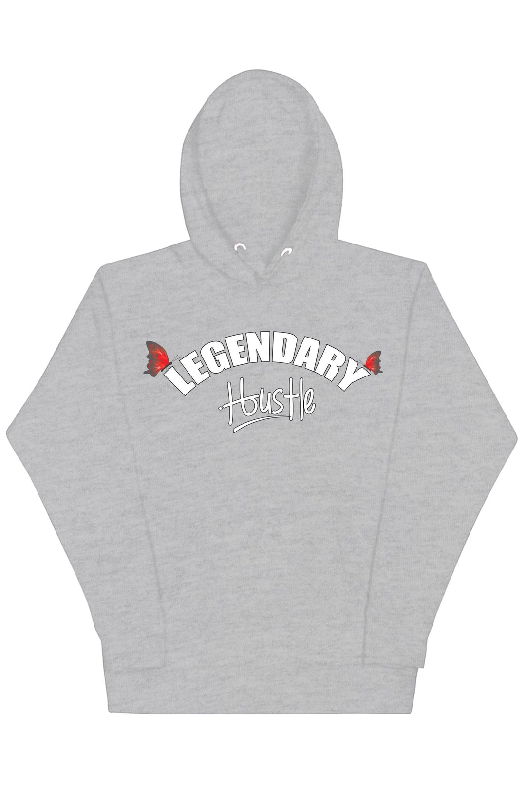 Legendary Hustle Hoodie (White Logo) - Zamage