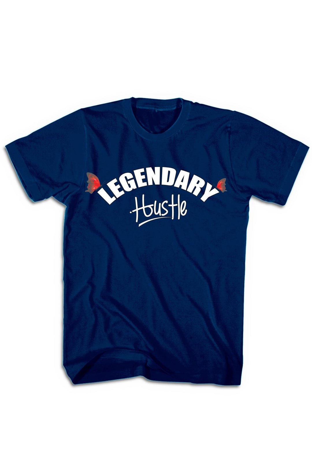 Legendary Hustle Tee (White Logo) - Zamage