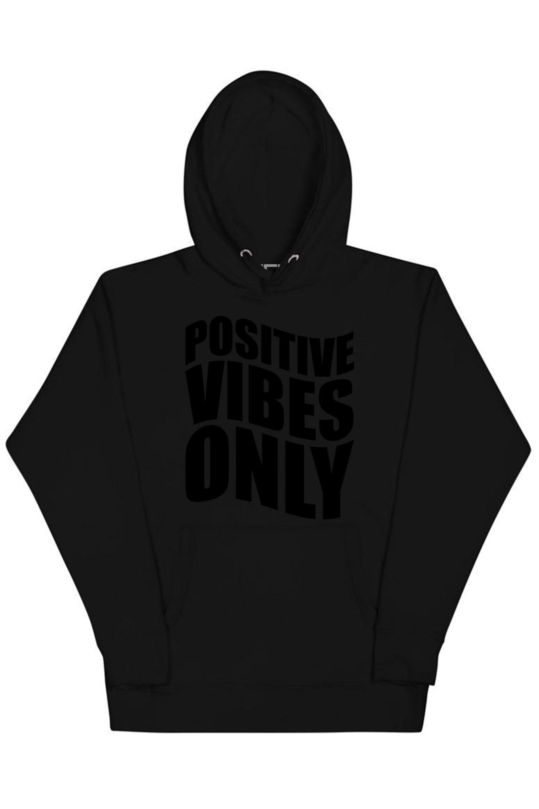 Positive Vibes Only Hoodie (Black Logo) - Zamage