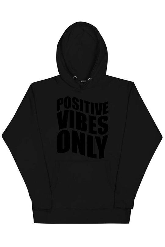 Positive Vibes Only Hoodie (Black Logo) - Zamage