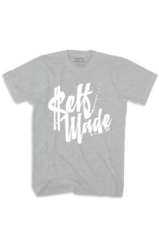 Self Made Tee (White Logo) - Zamage