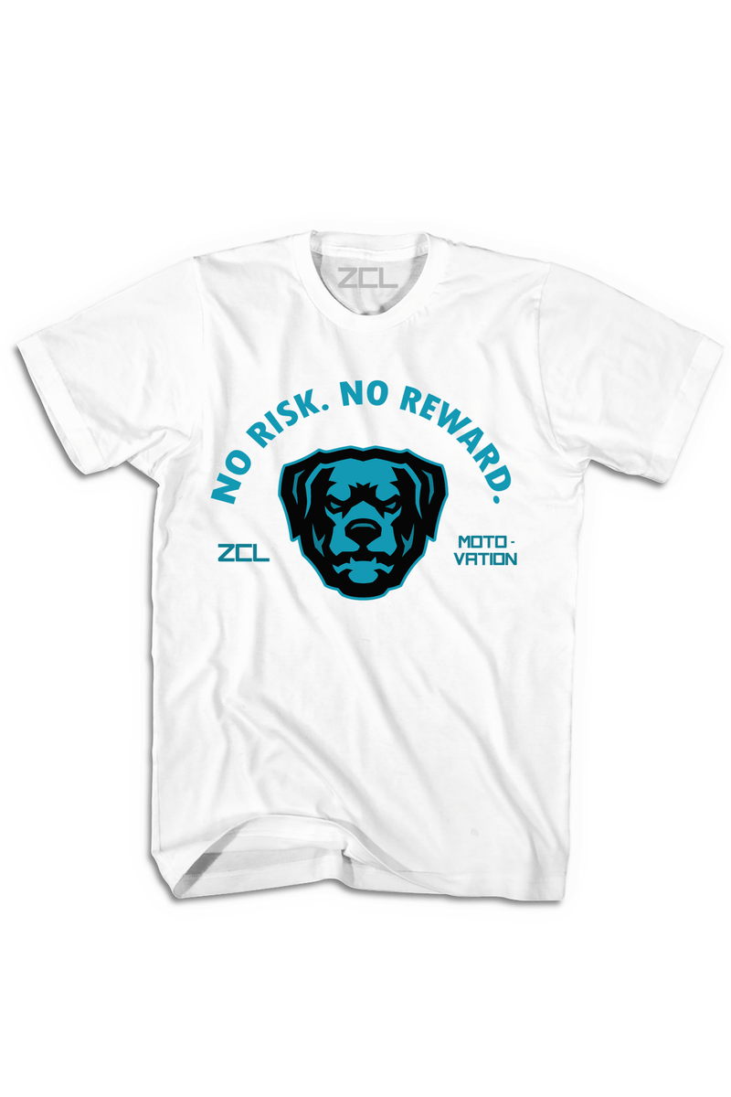 Solid Hookup "No Risk No Reward" Tee (Teal) - Zamage