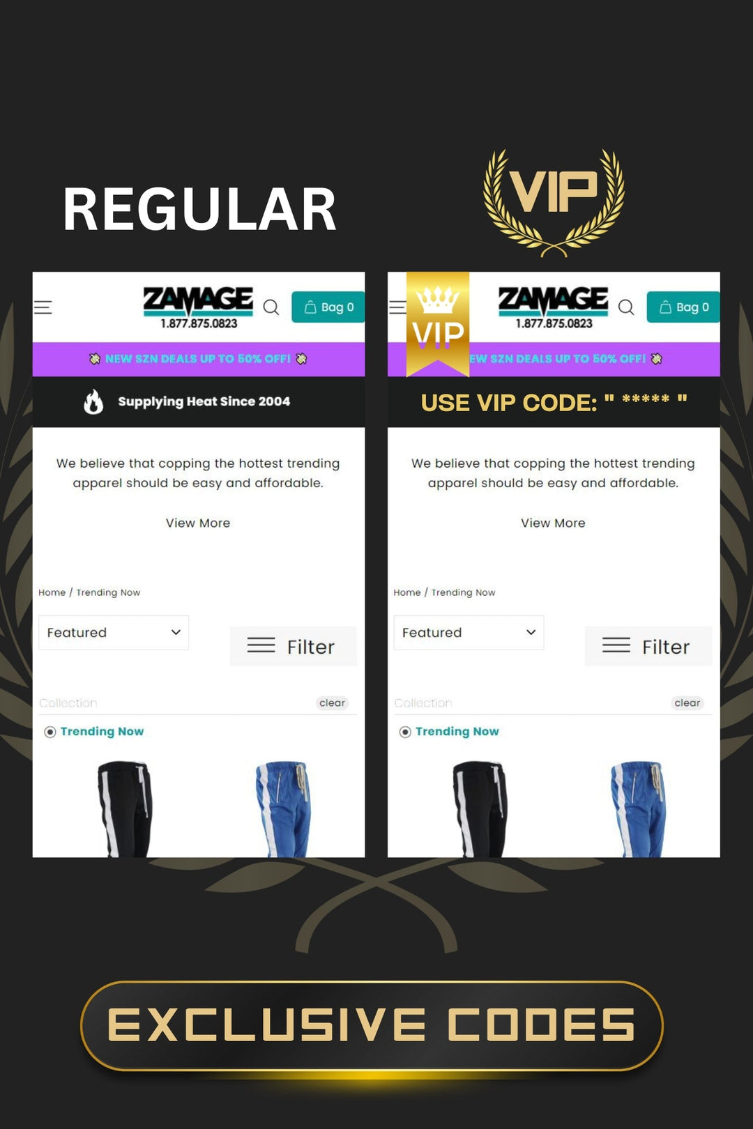 VIP Membership - Free Shipping On First Purchase - Zamage