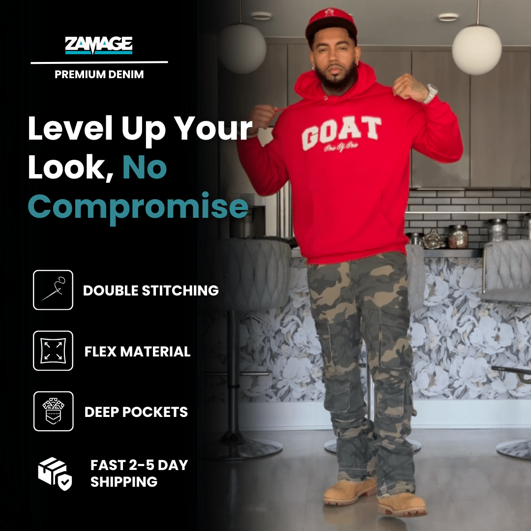 Cargo Stacked Denim: The Perfect Blend of Style and Function - Zamage