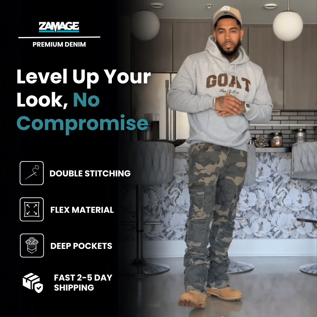 Cargo Vortex Denim: Redefining Utility and Style - Zamage