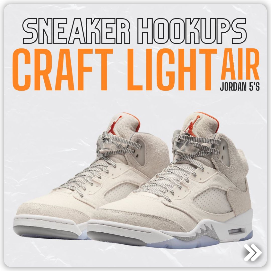 Air Jordan 5 SE Craft Light Matching Sneaker Tees