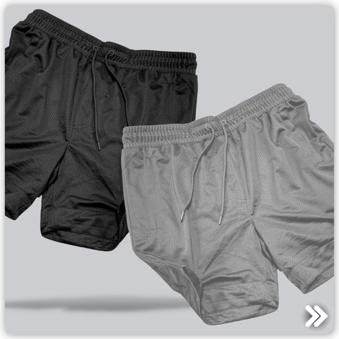 Get SZN Ready With Zip Pocket Mesh Shorts