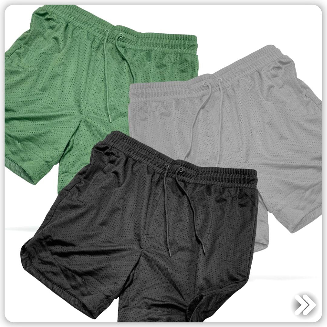 Stay Cool and Stylish with New Mesh Shorts in Fresh Colors