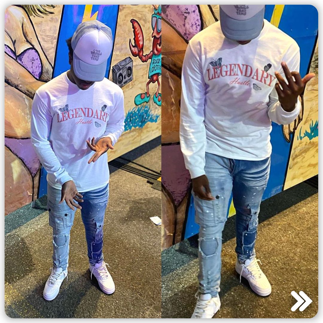 Split Color Cargo Denim: Combining Style and Functionality