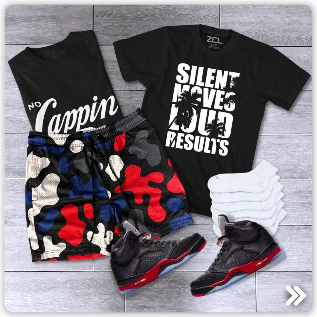 Step Up Your Athletic Game with Zamage's Camo Mesh Shorts - Zamage