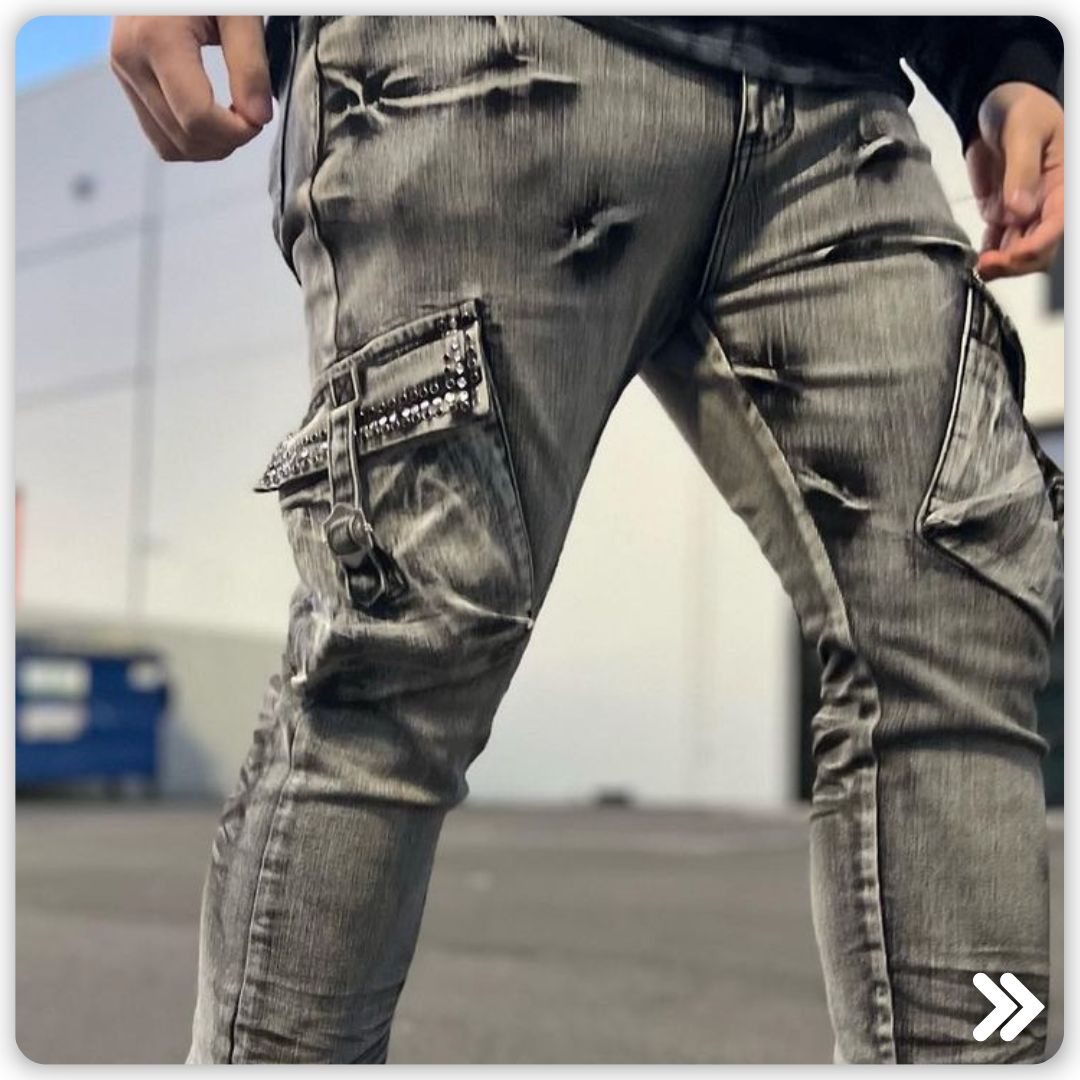 Unleash Your Inner Shine with Zamage's Rhinestone Denim Collection - Zamage