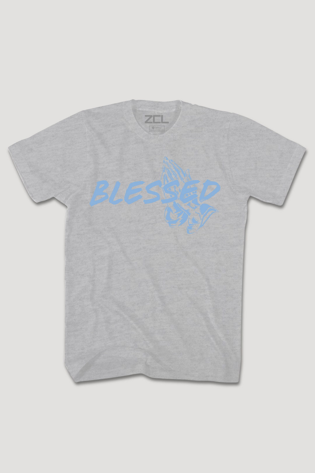 Blessed Tee (Powder Blue Logo)