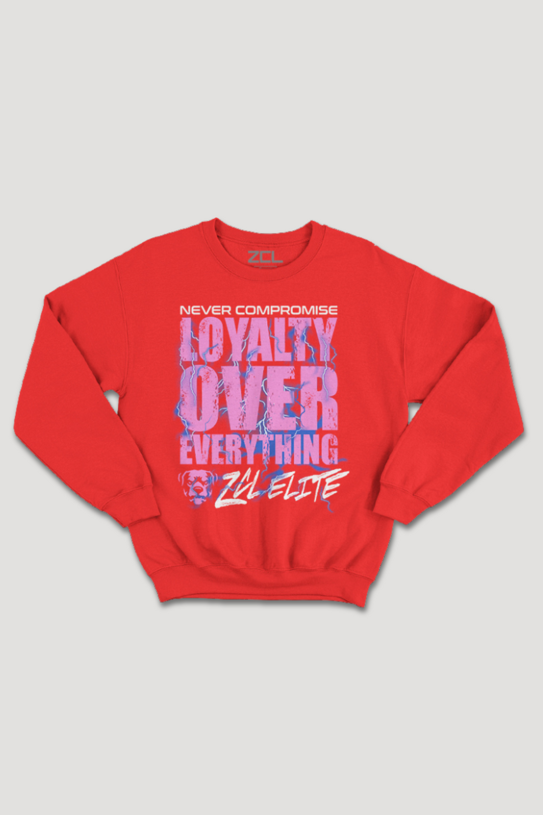 Loyalty Over Everything Crewneck Sweatshirt (Multi Color Logo)