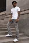 Liberty Edge Stacked Denim (Grey Wash)
