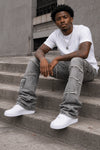 Liberty Edge Stacked Denim (Grey Wash)
