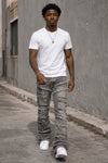 Liberty Edge Stacked Denim (Grey Wash)