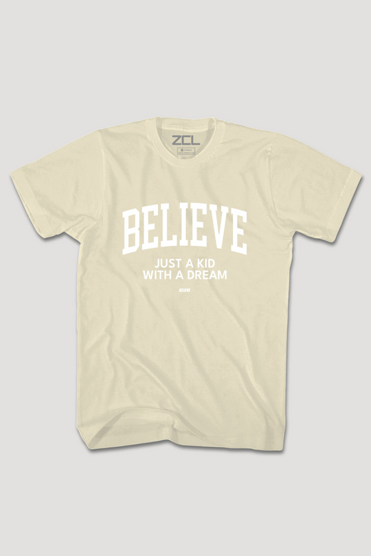 Believe Tee (wit logo)