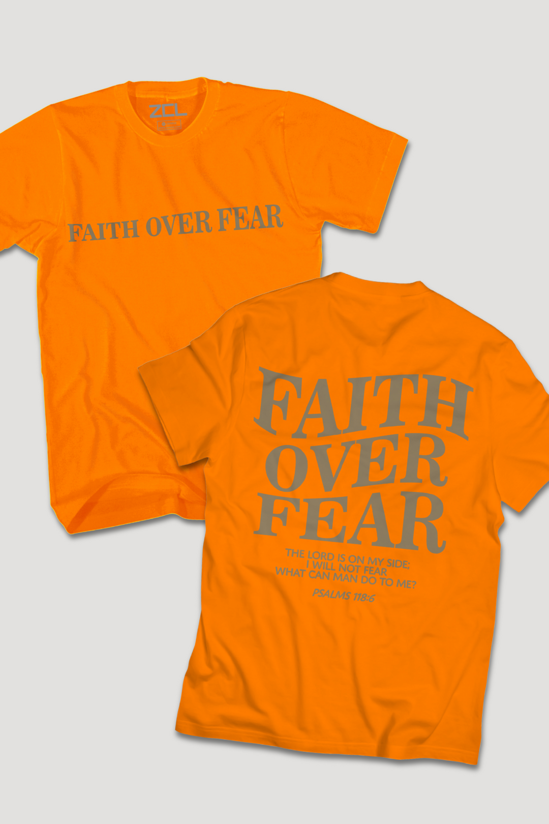 Faith Over Fear Tee (Gold Logo)