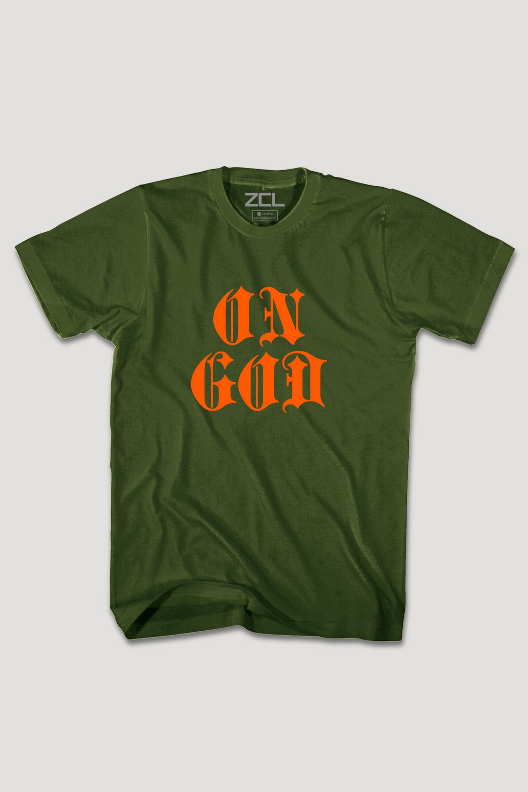 On God Tee (Orange Logo)