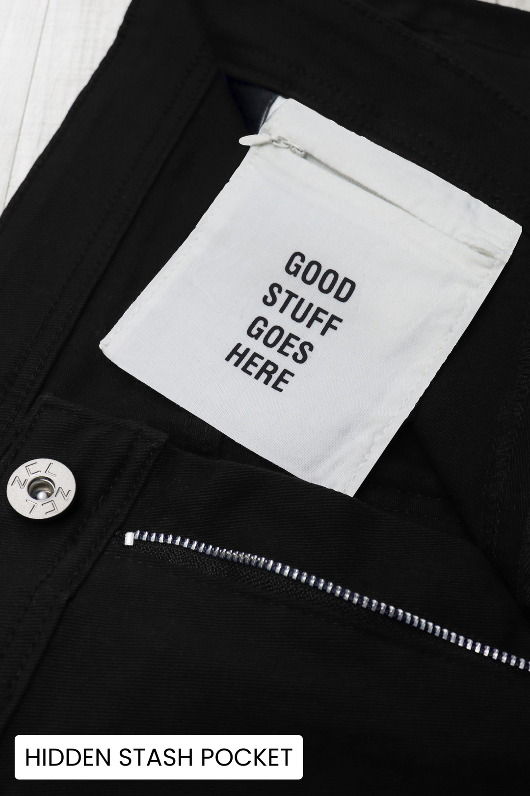 Vortex Stacked Denim (Black)