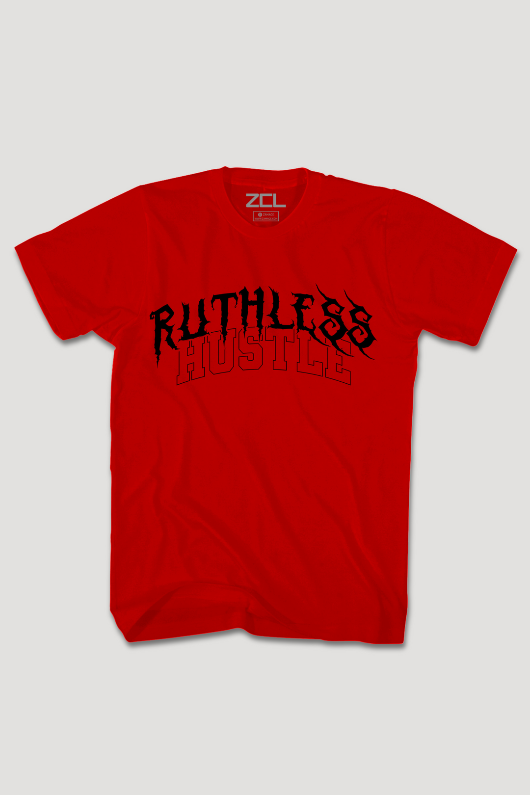 Ruthless Hustle Tee (Black Logo)