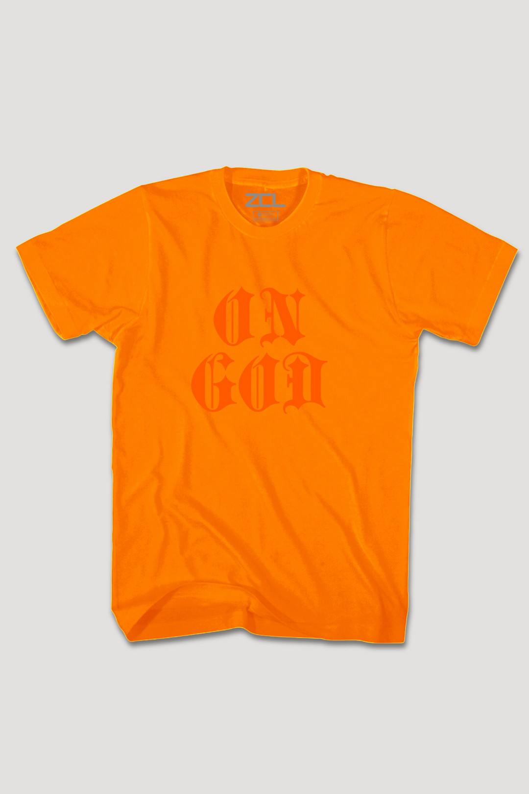 On God Tee (Orange Logo)