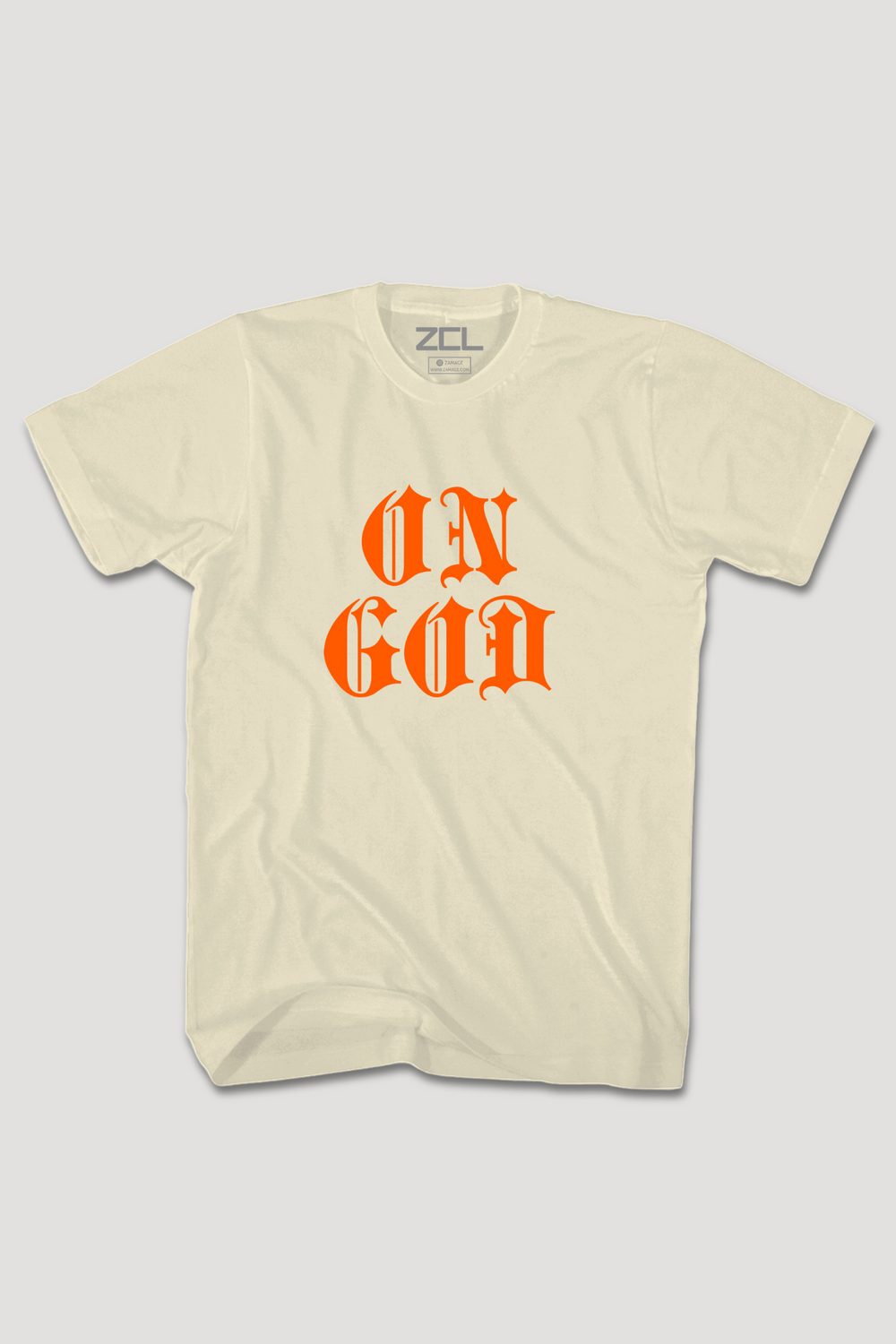 On God Tee (Orange Logo)