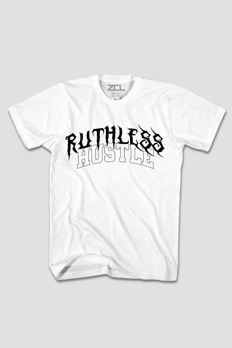 Ruthless Hustle Tee (Black Logo)