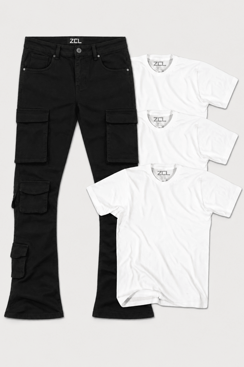 3 Clean Tees for $5 + Black Cargo Vortex - Zamage