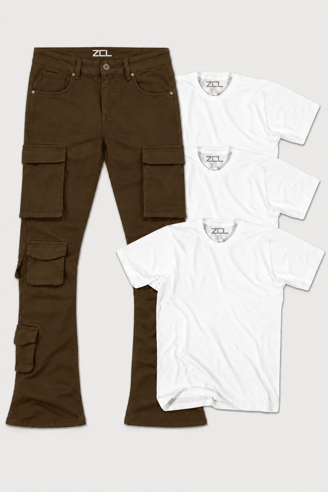 3 Clean Tees for $5 + Brown Cargo Vortex - Zamage