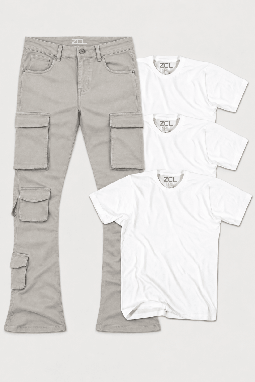 3 Clean Tees for $5 + Grey Cargo Vortex - Zamage
