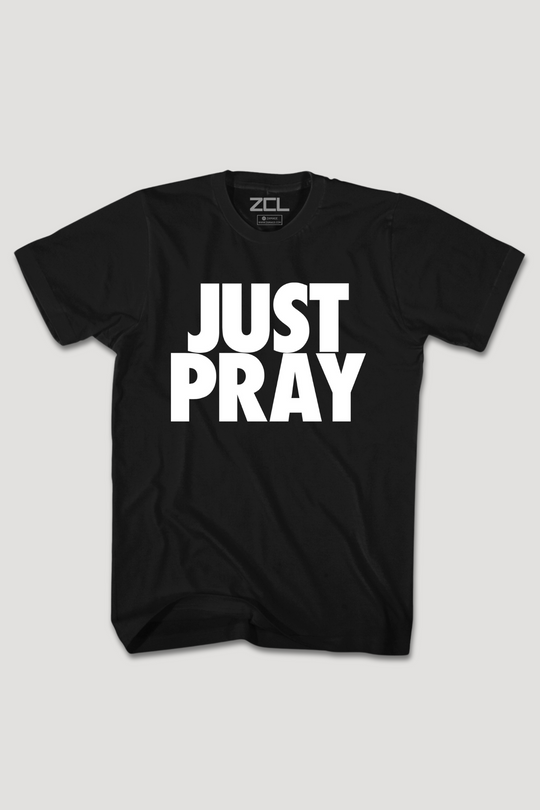 Just Pray Tee (White Logo)