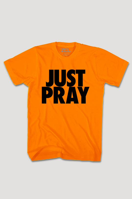 Just Pray Tee (Black Logo)