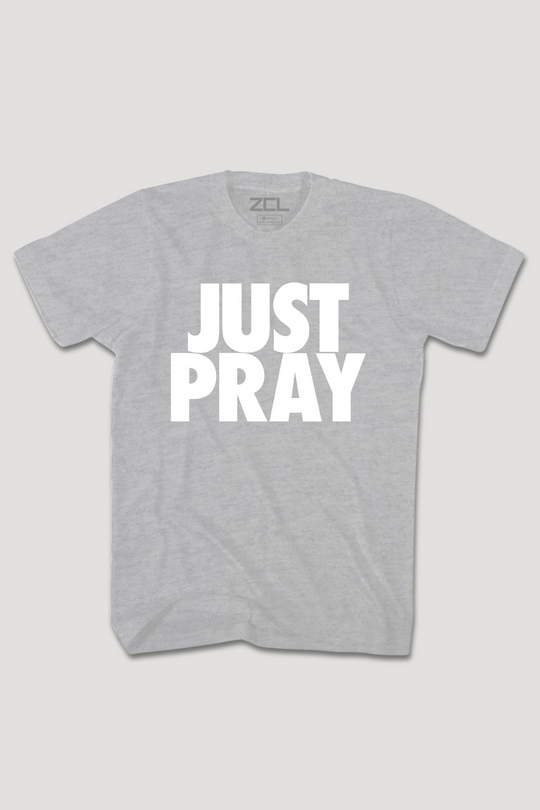 Just Pray Tee (White Logo)