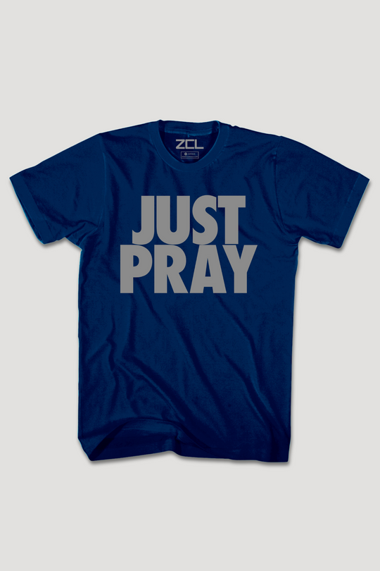 Just Pray Tee (Gray Logo)