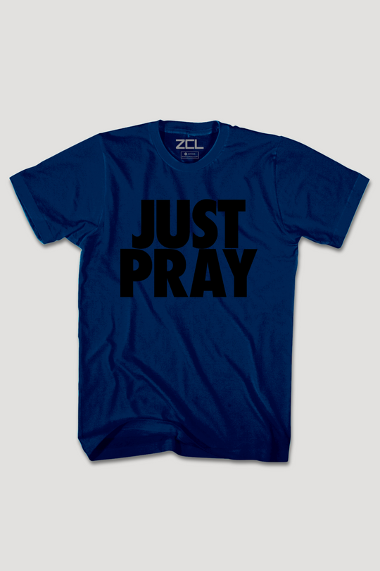 Just Pray Tee (zwart logo)