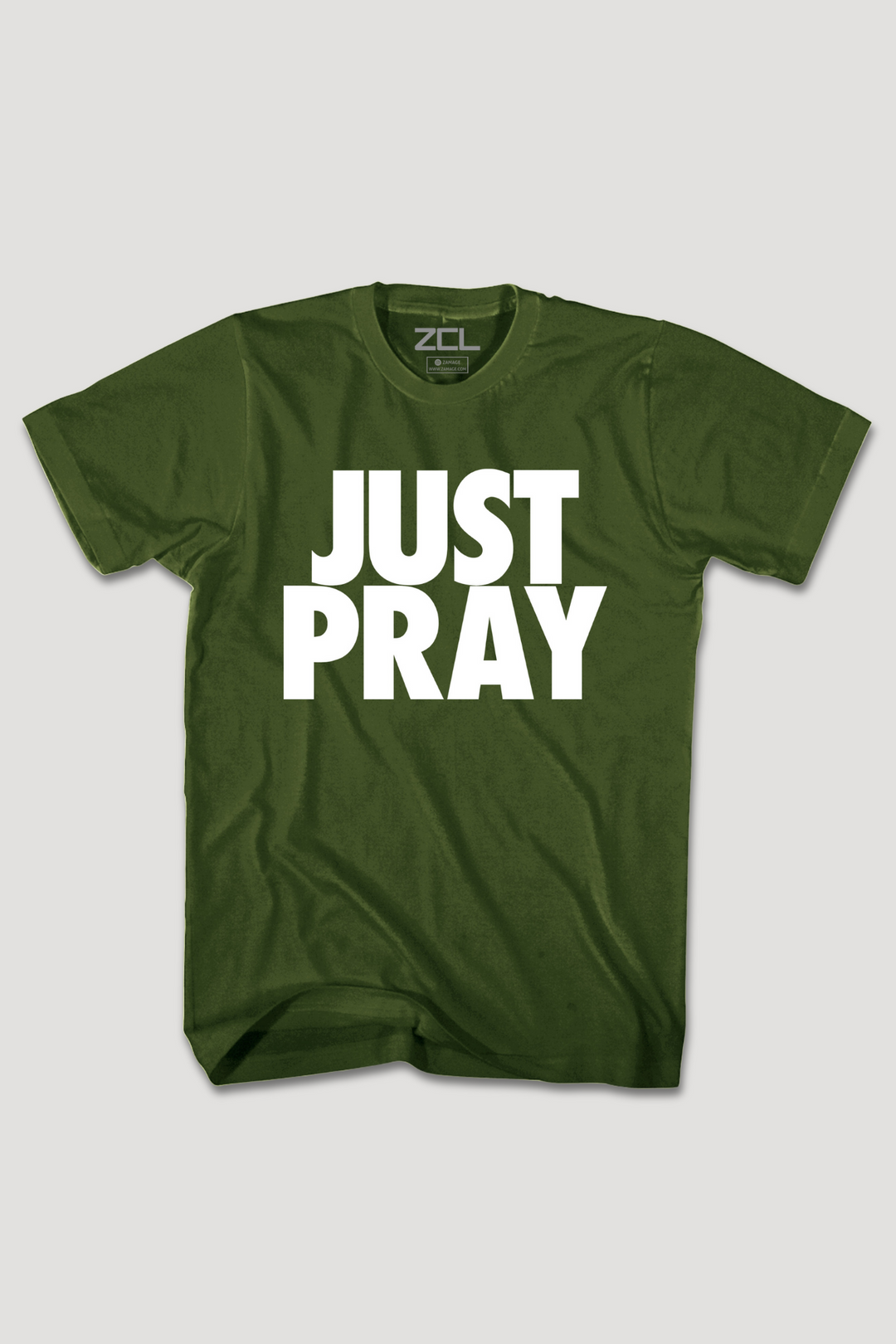 Just Pray-shirt (wit logo)