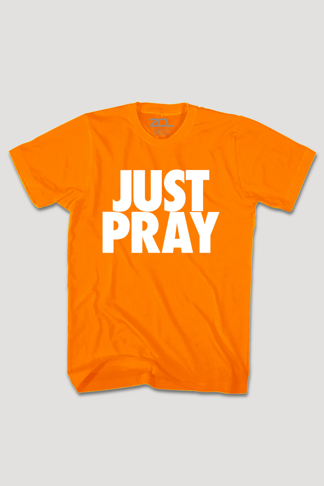 Just Pray-shirt (wit logo)