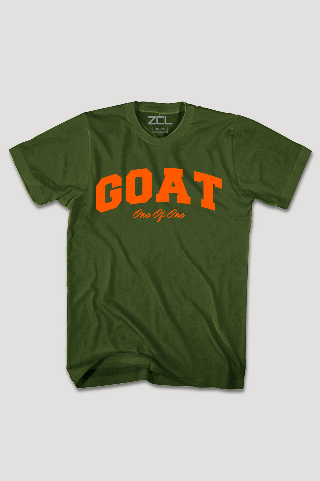 Premium Goat Tee (Orange Logo)