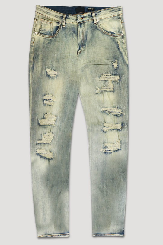 Veelzijdige denim (vintage wash)