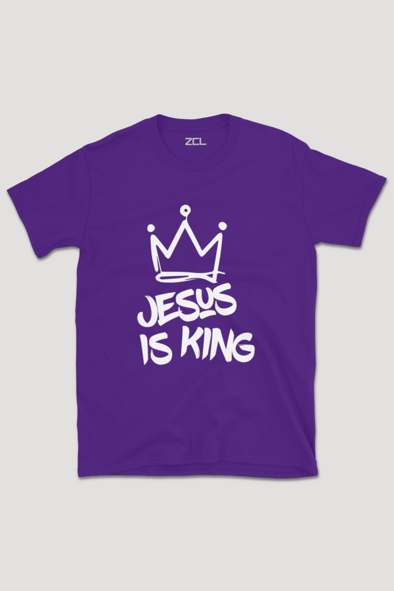 Jesus Is King Tee (White Logo)