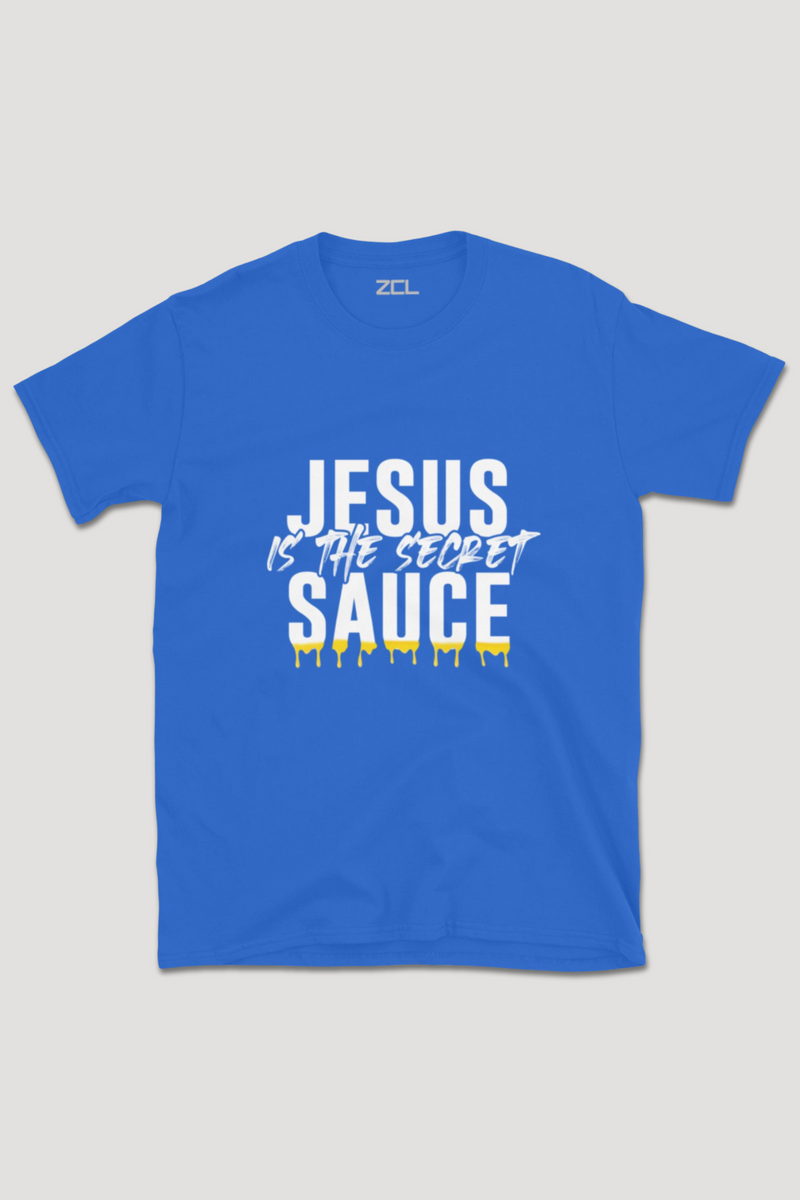 Jesus Is The Secret Sauce Tee (White Logo)