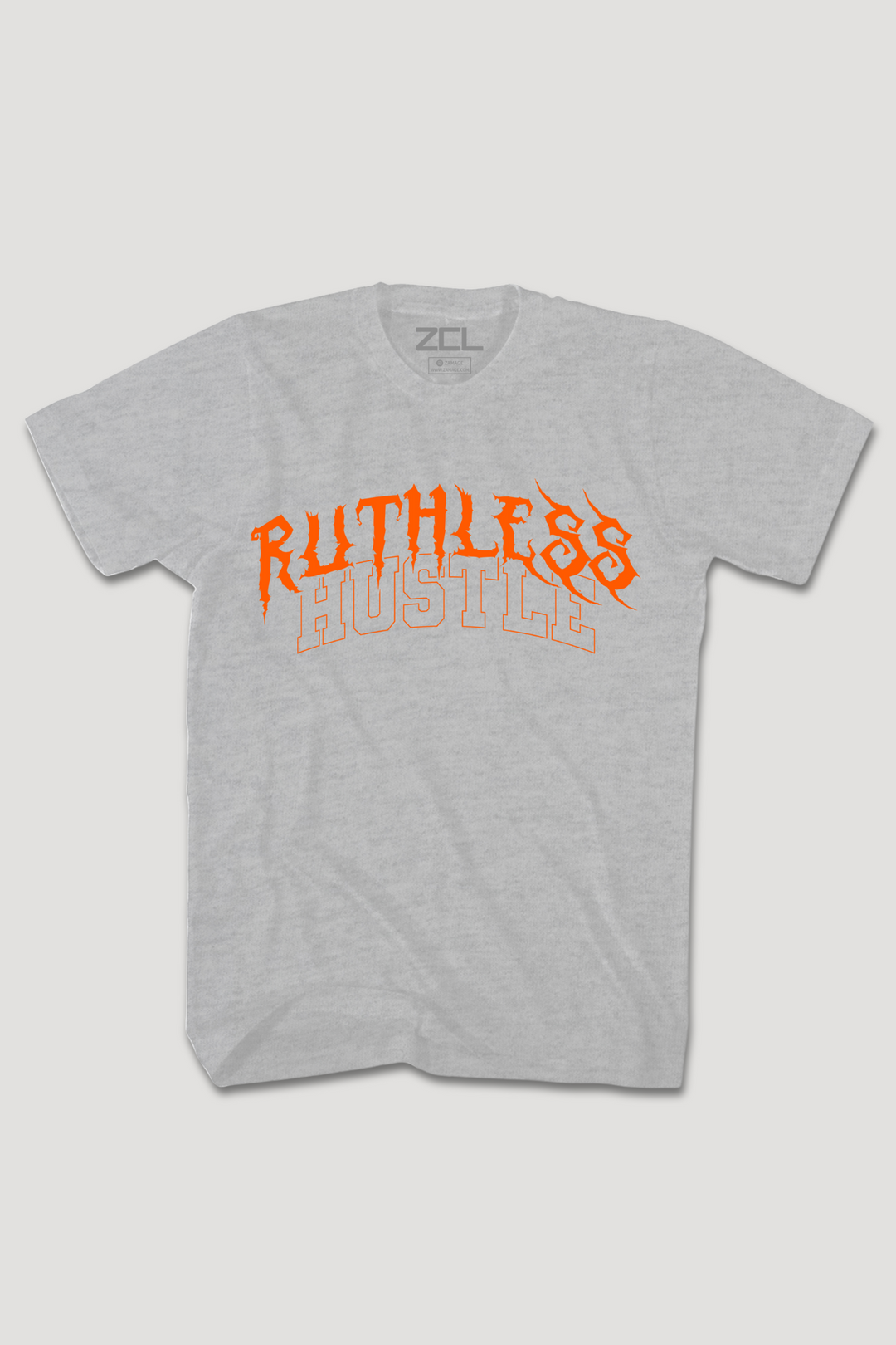 Ruthless Hustle Tee (Orange Logo)